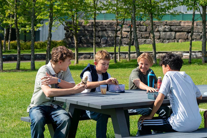 Barn som lærer koding på sommercamp med Learnlink