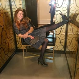 Karoline Tellum-Djarraya - fornøyd forelder